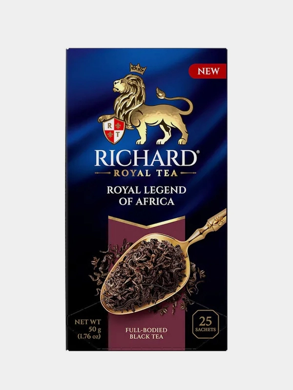Чай черный Richard "Royal legend of Africa", 25 пакетиков