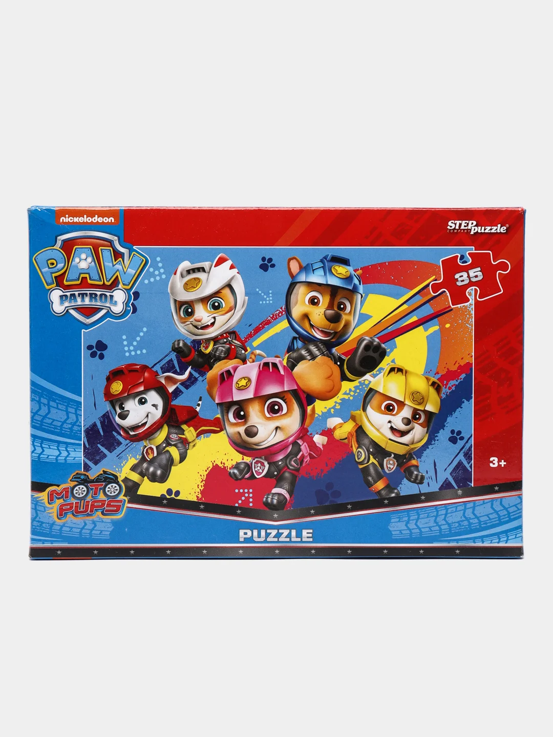 Голубой детский макси-пазл, 35 деталей, "Step Puzzle", 330 х 230 мм