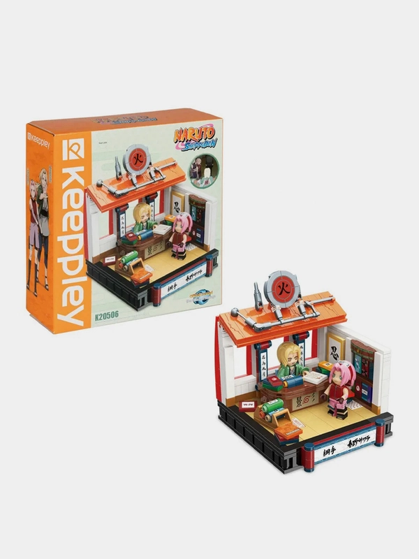 Конструктор 1TOY Naruto "Кабинет Хокаге", 13,5*12*11 см, коробка, 369 деталей