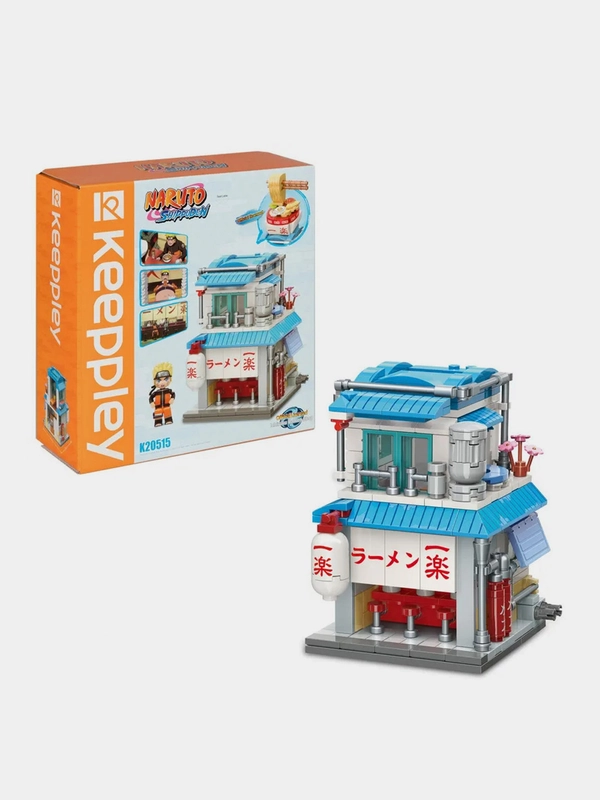 Конструктор 1TOY Naruto "Кафе Рамен Ичираку", 12х8х8 см, коробка, 364 детали