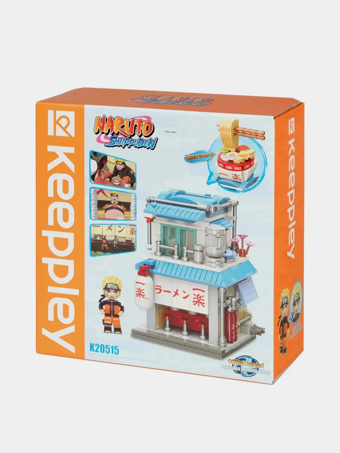 Конструктор 1TOY Naruto "Кафе Рамен Ичираку", 12х8х8 см, коробка, 364 детали