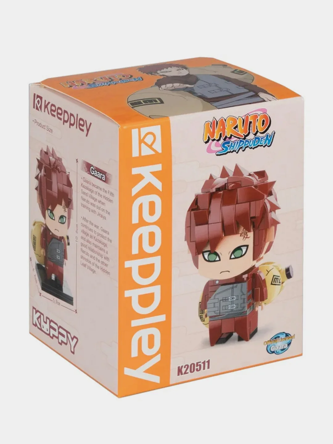 Конструктор 1TOY Naruto "Гаара", 10,5х8х5,5 см, коробка, 332 детали