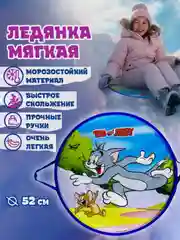 Ледянка 1TOY "Том и Джерри", круглая, 52 см