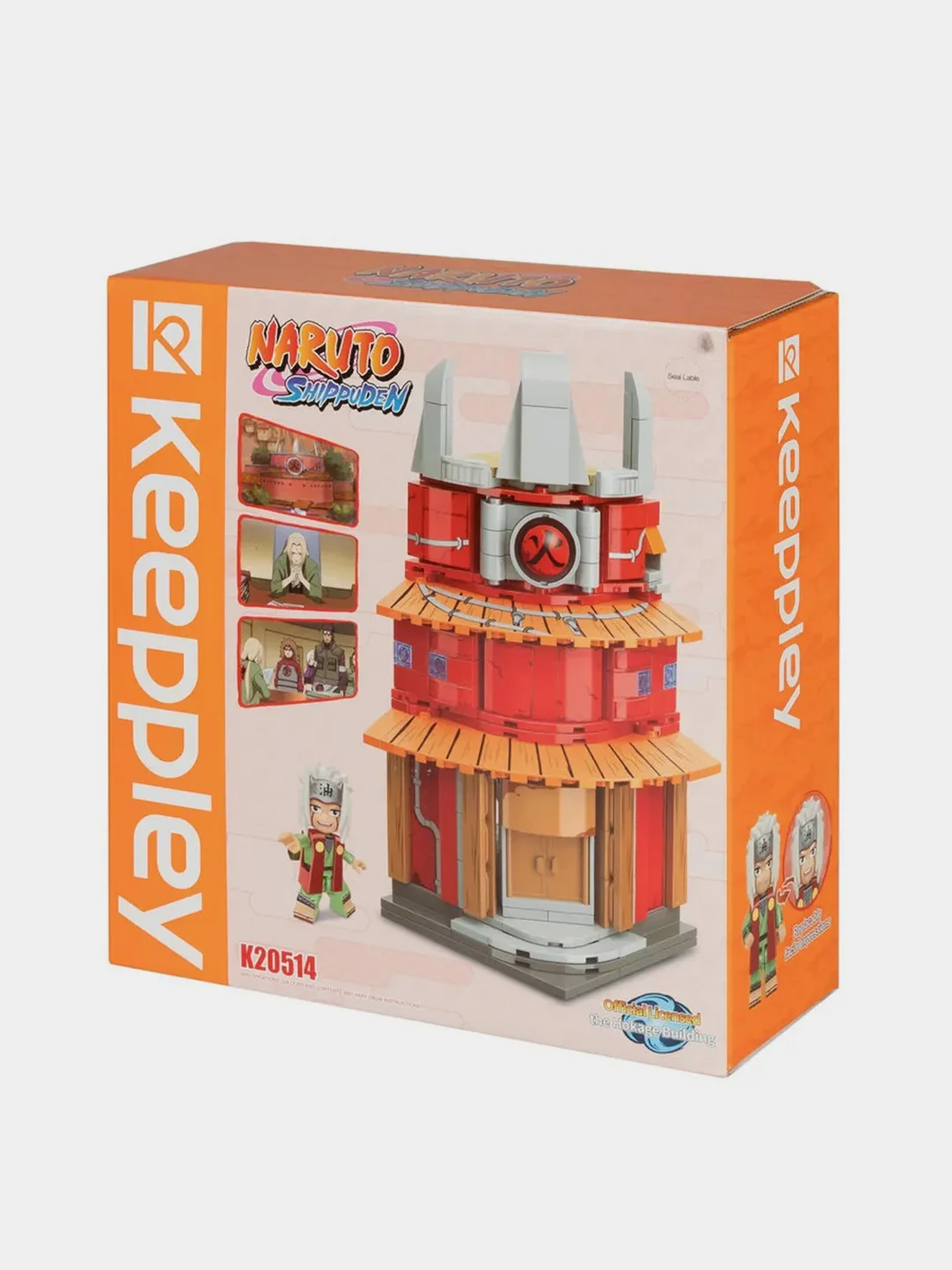 Конструктор 1TOY Naruto "Резиденция Хокаге", 12х8х8 см, коробка, 330 деталей