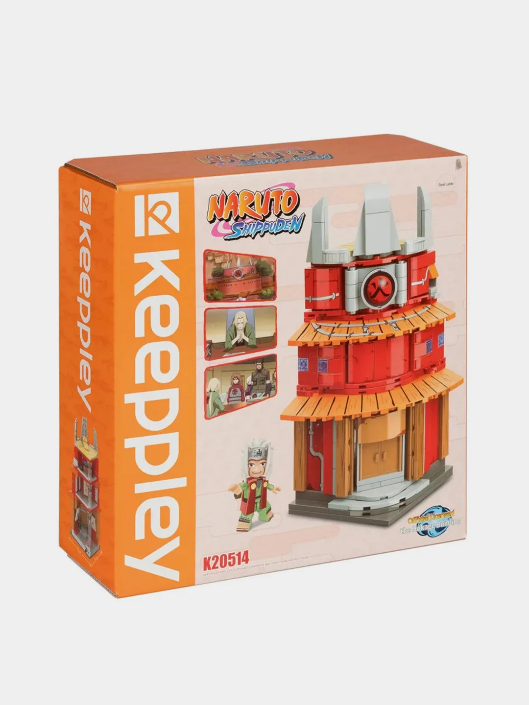 Конструктор 1TOY Naruto "Резиденция Хокаге", 12х8х8 см, коробка, 330 деталей