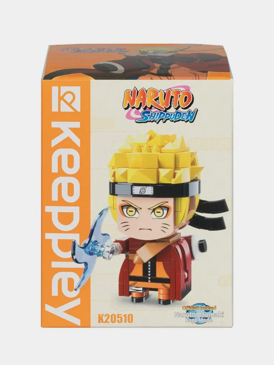 Конструктор 1TOY Naruto "Наруто Узумаки", 10,5х8х5,5 см, коробка, 364 детали