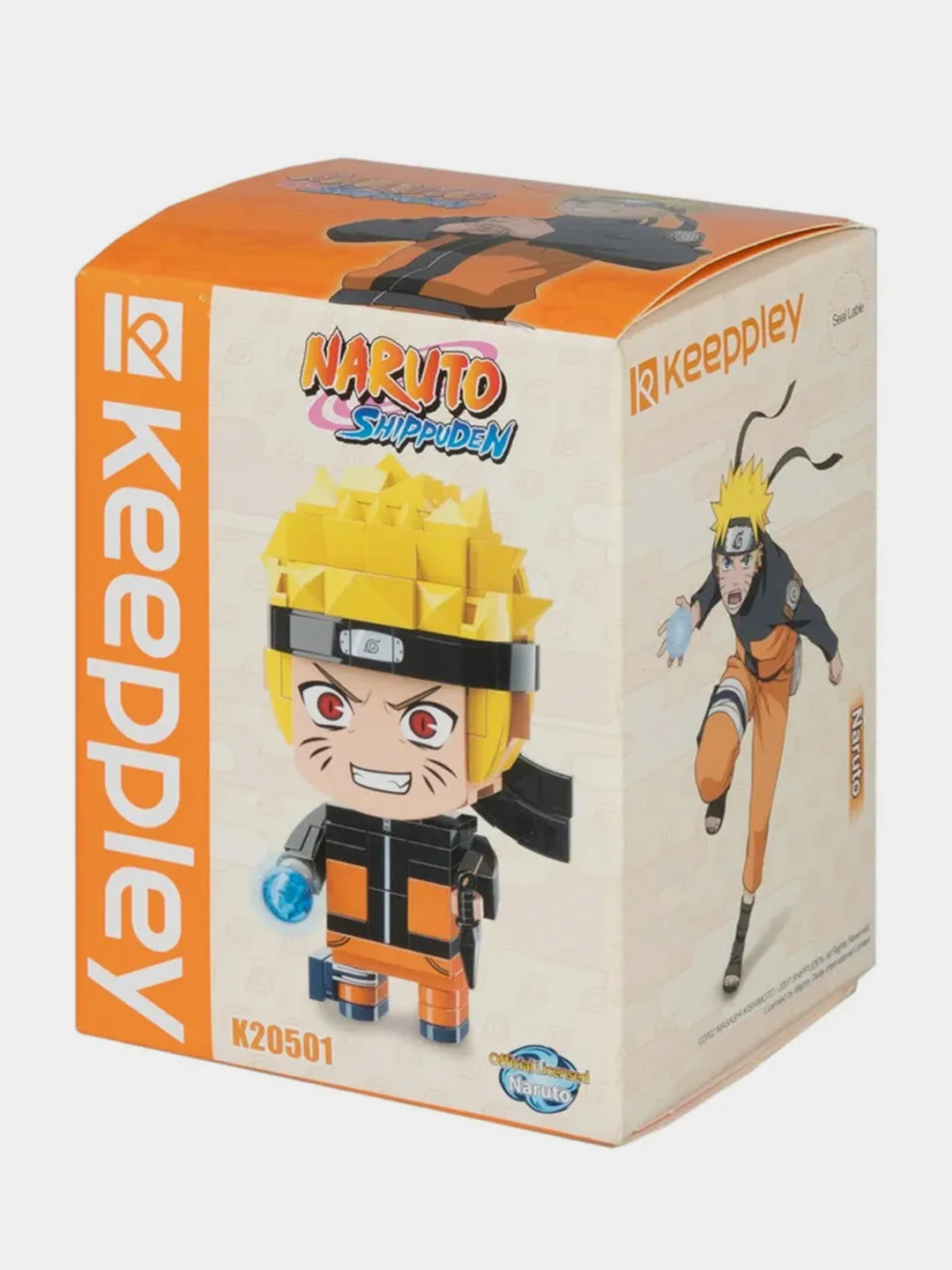 Конструктор 1TOY Naruto "Наруто Узумаки", 10х5,5х5 см, коробка, 160 деталей