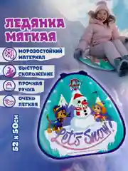 Ледянка 1TOY "Щенячий Патруль", треугольная, 52х50 см
