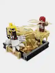 Конструктор 1TOY Naruto "Бой Гаары и Дейдары", 13,5х12х11 см, коробка, 466 деталей