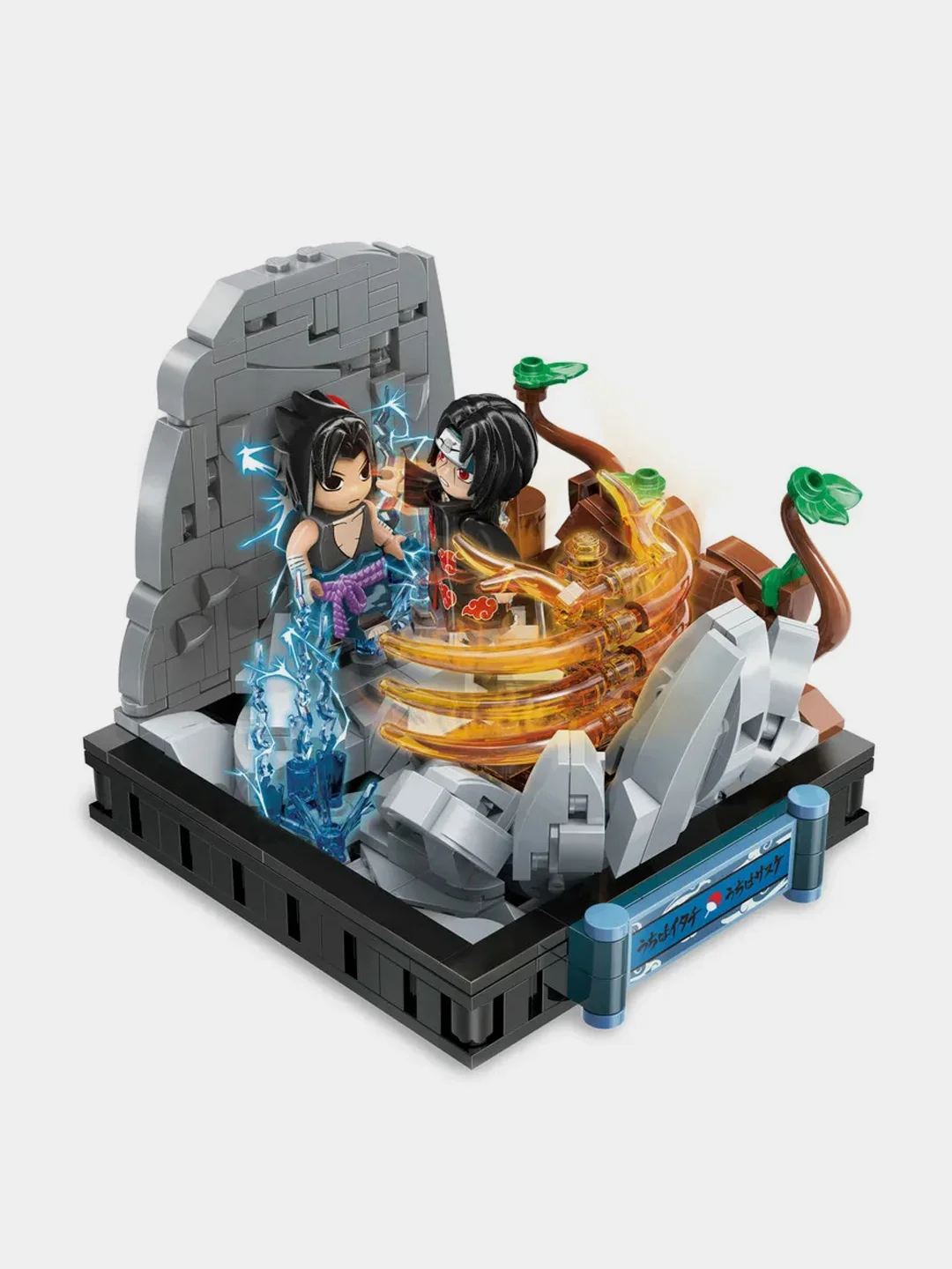 Конструктор 1TOY Naruto "Битва между братьями Учиха", 13,5х12х11 см, коробка, 460 деталей