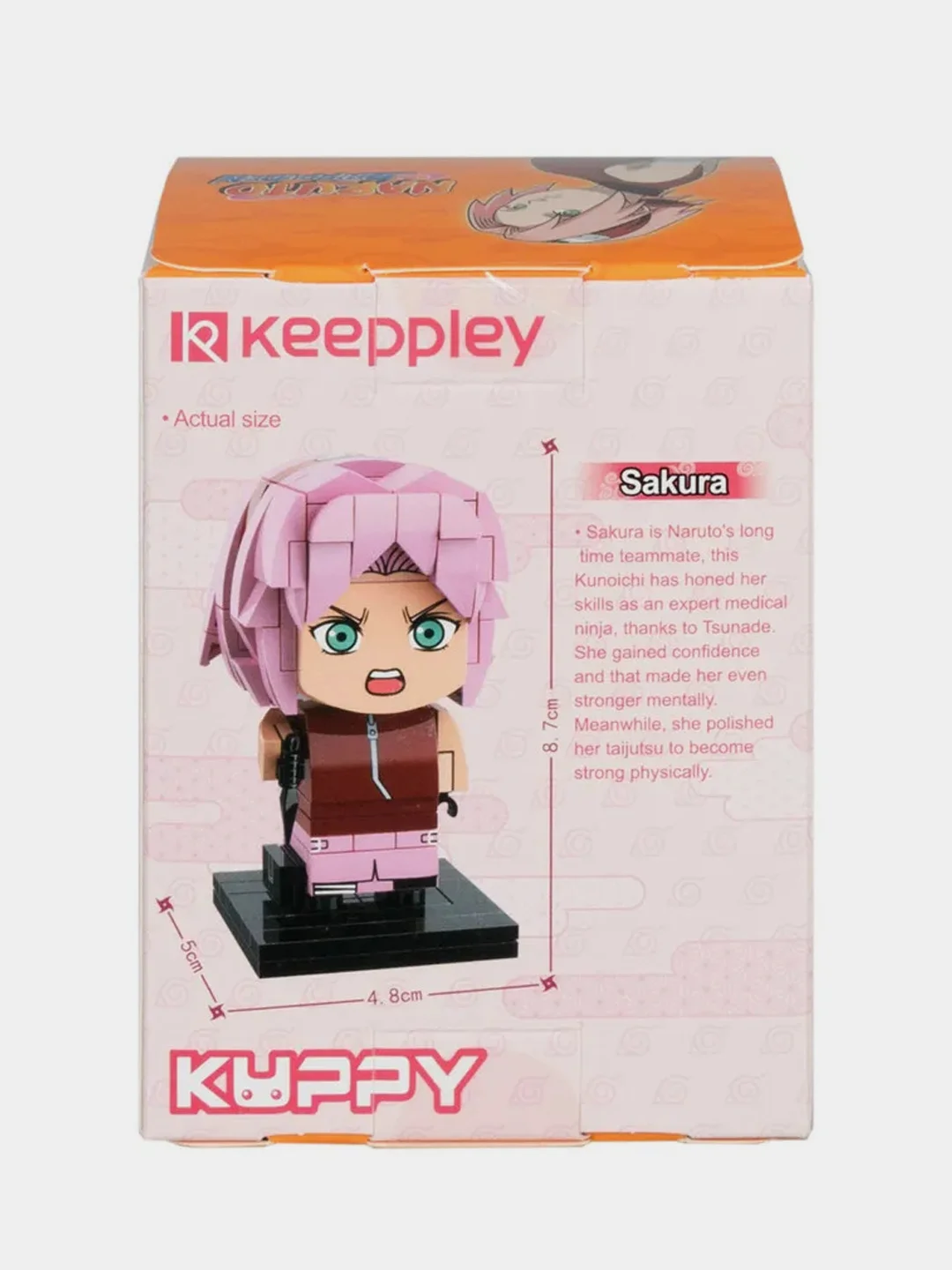 Конструктор Naruto "Сакура Харуно", 10х5,5х5 см, коробка, 156 деталей