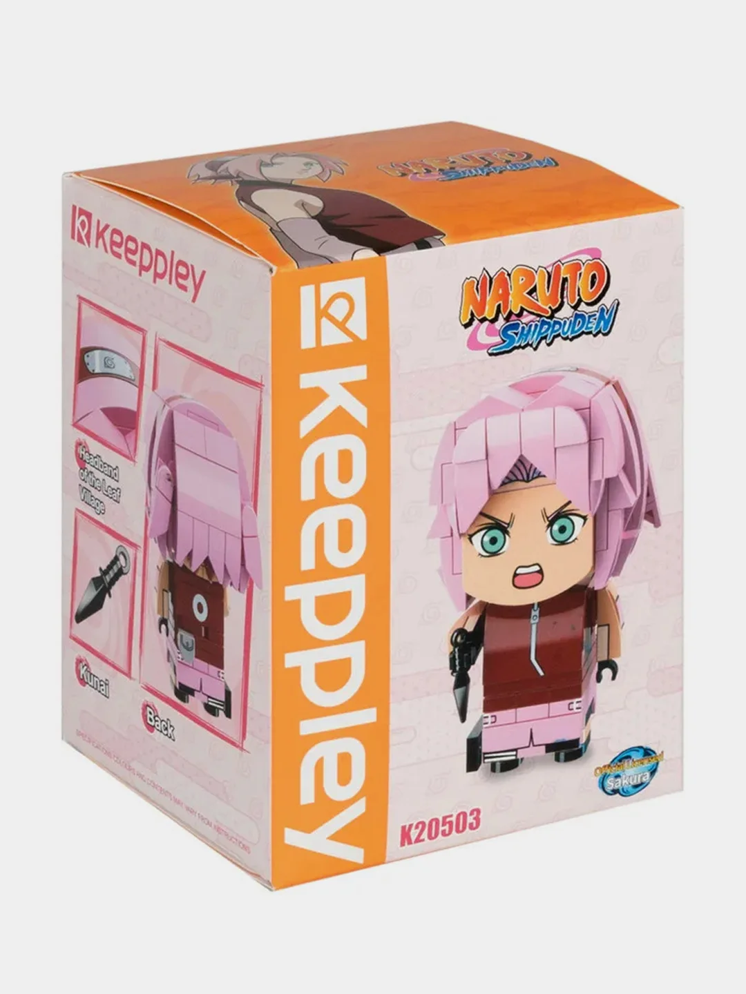 Конструктор Naruto "Сакура Харуно", 10х5,5х5 см, коробка, 156 деталей