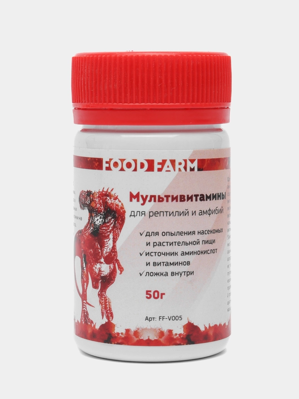 Мультивитамины Food Farm для рептилий, 50г
