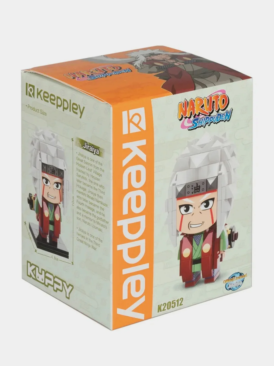 Конструктор 1TOY Naruto "Джирайя", 10,5х8х5,5 см, коробка, 318 деталей