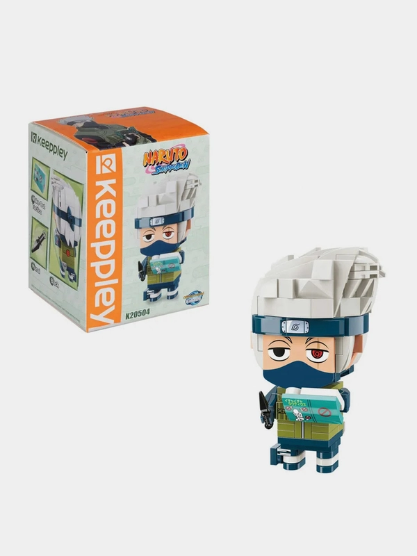 Конструктор 1TOY Naruto "Какаши Хатаке", 10х5,5х5 см, коробка, 170 деталей