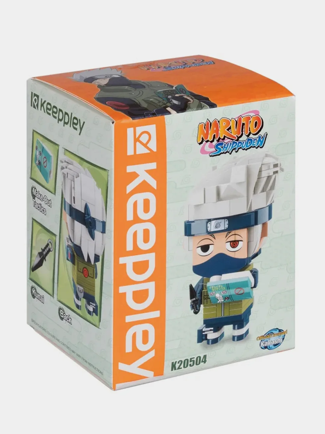 Конструктор 1TOY Naruto "Какаши Хатаке", 10х5,5х5 см, коробка, 170 деталей