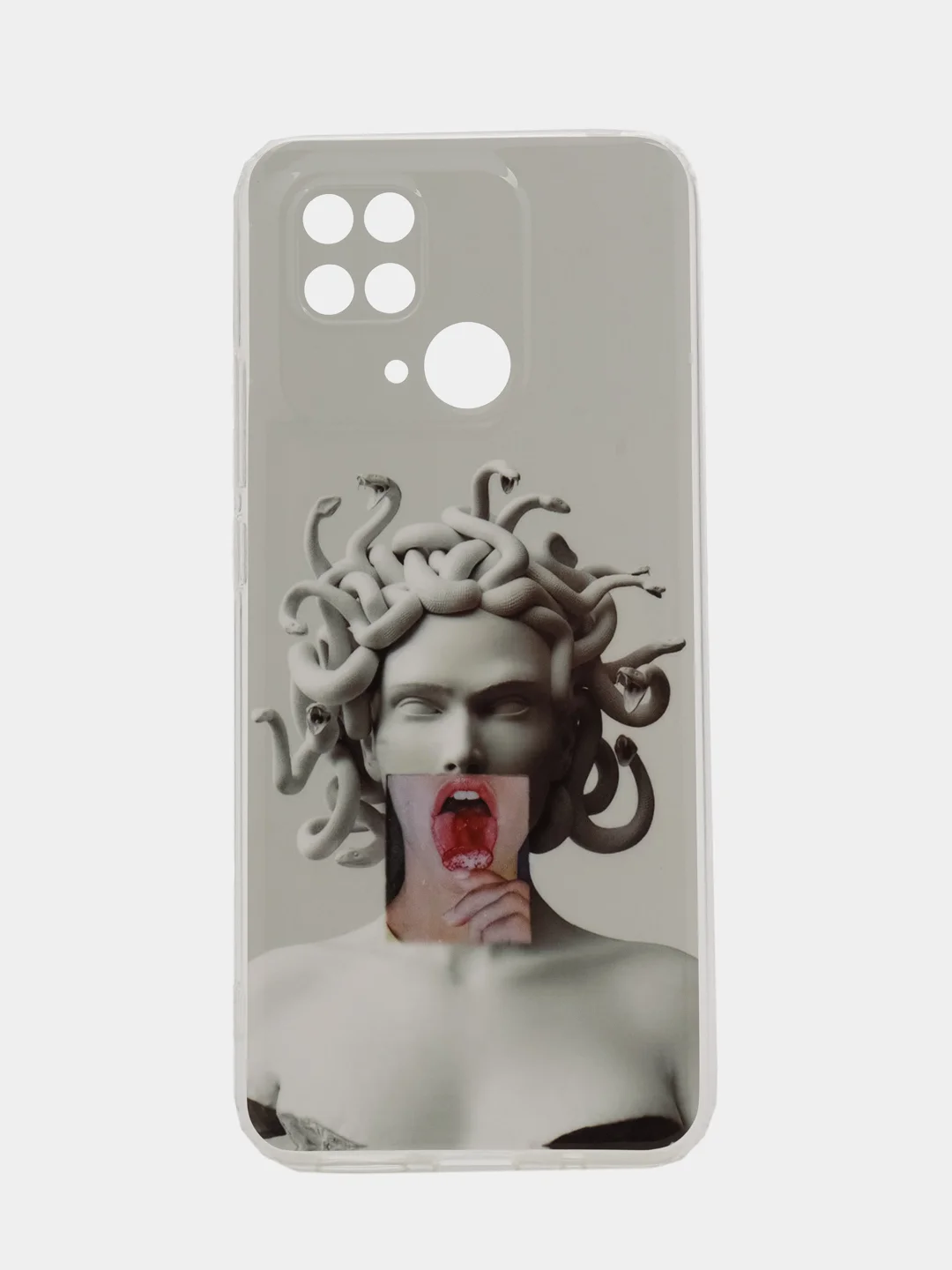 Белый чехол для Xiaomi Redmi 9A, Redmi 10C, с картинками