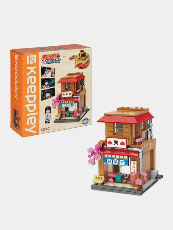Конструктор 1TOY Naruto "Кондитерская Амагурияма", 12х8х8 см, коробка, 318 деталей