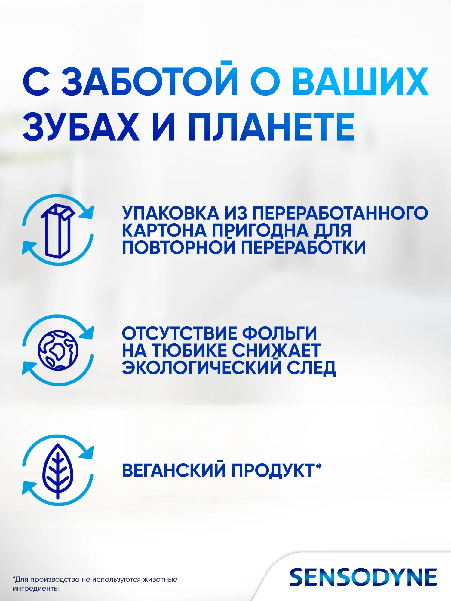 Зубная паста Sensodyne Восстановление и Защита для чувствительных зубов, 75 мл
