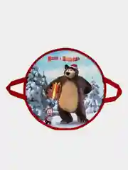 Ледянка 1TOY "Маша и Медведь", круглая, 45 см