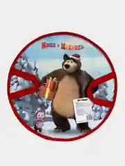Ледянка 1TOY "Маша и Медведь", круглая, 45 см