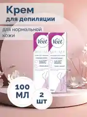 Крем для депиляции Veet Minima для нормальной кожи, 100 мл, 2 шт