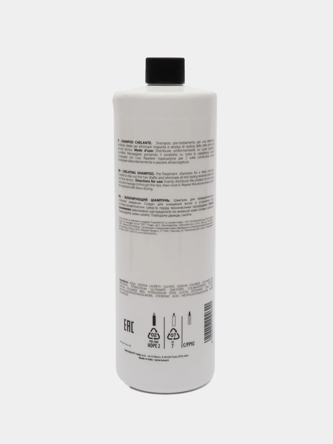 KEZY. Шампунь хелатирующий MY THERAPY Post color Chelating shampoo 1000 мл