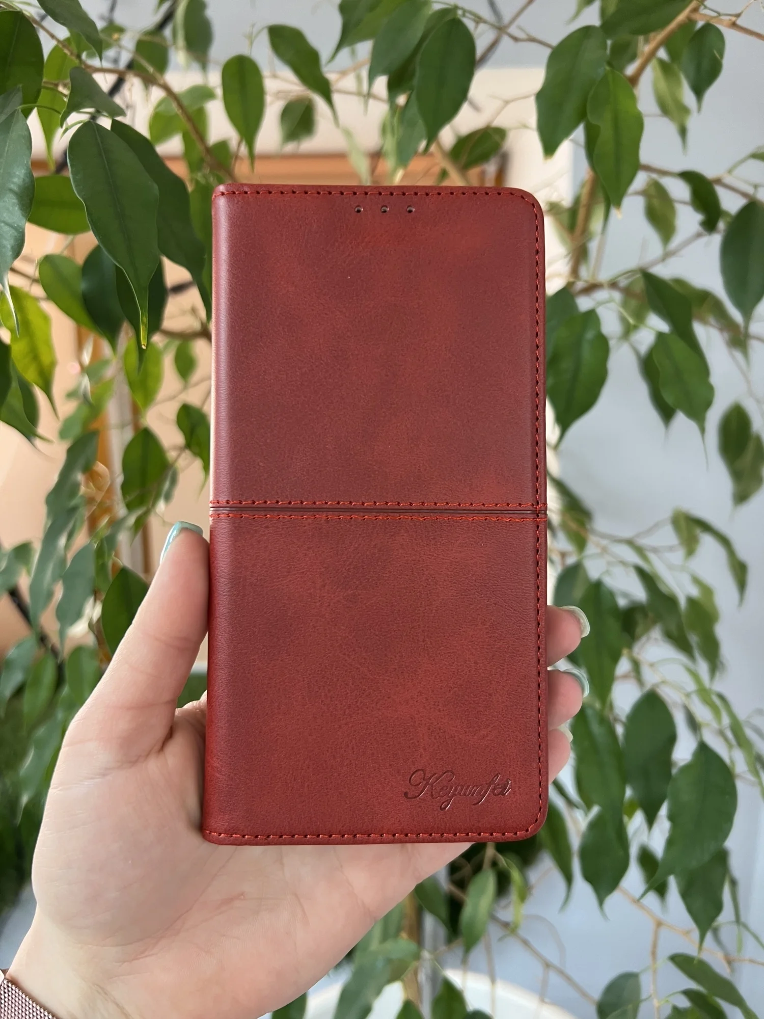 Красный чехол книжка elitcase для Xiaomi Redmi Note 13 Pro 4G и Poco M6 Pro 4G