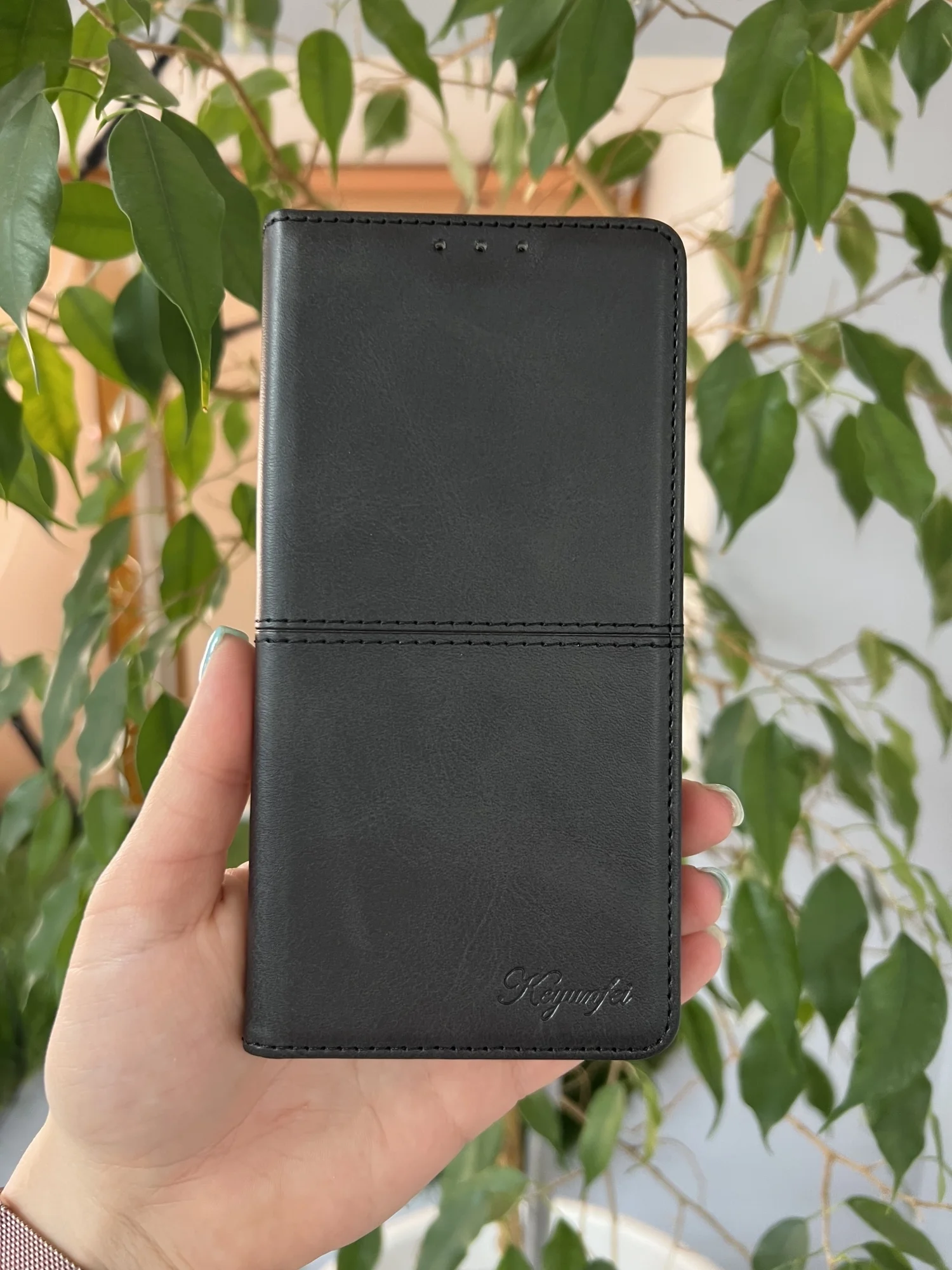 Черный чехол книжка elitcase для Xiaomi Redmi Note 13 Pro 4G и Poco M6 Pro 4G