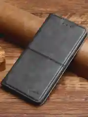 Черный чехол книжка elitcase для Xiaomi Redmi Note 13 Pro 4G и Poco M6 Pro 4G