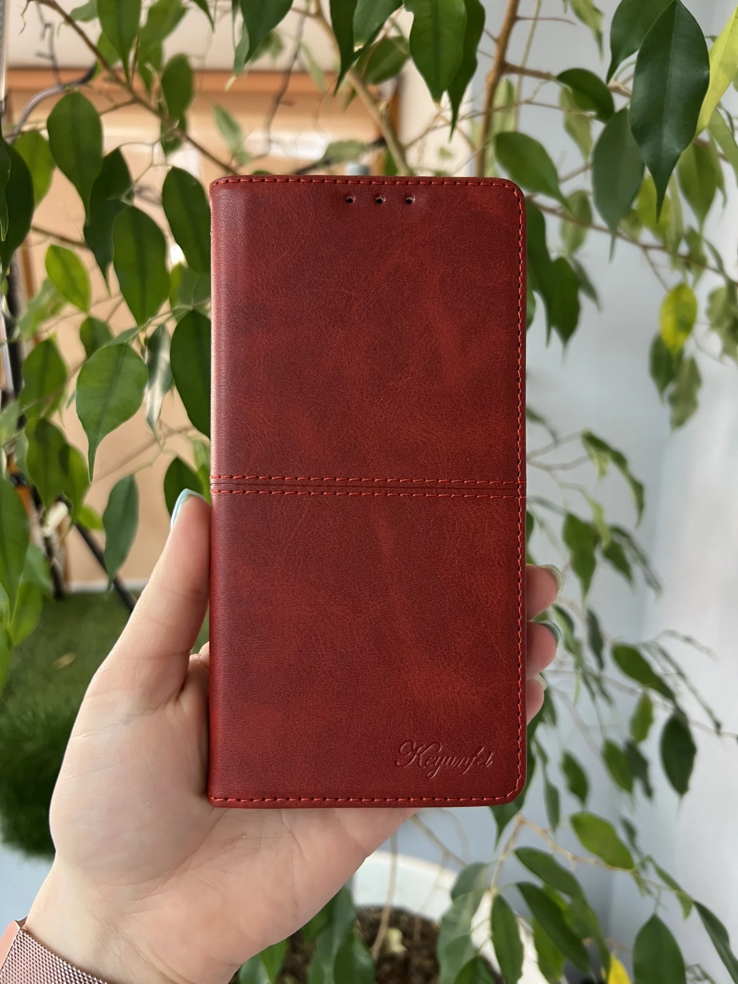 Красный чехол книжка elitcase для Xiaomi Redmi Note 13 4G / Редми Нот 13 4G
