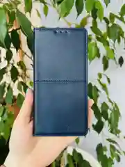 Синий чехол книжка elitcase для Xiaomi Redmi Note 13 4G / Редми Нот 13 4G