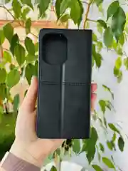 Черный чехол книжка elitcase для Xiaomi Redmi Note 13 4G / Редми Нот 13 4G
