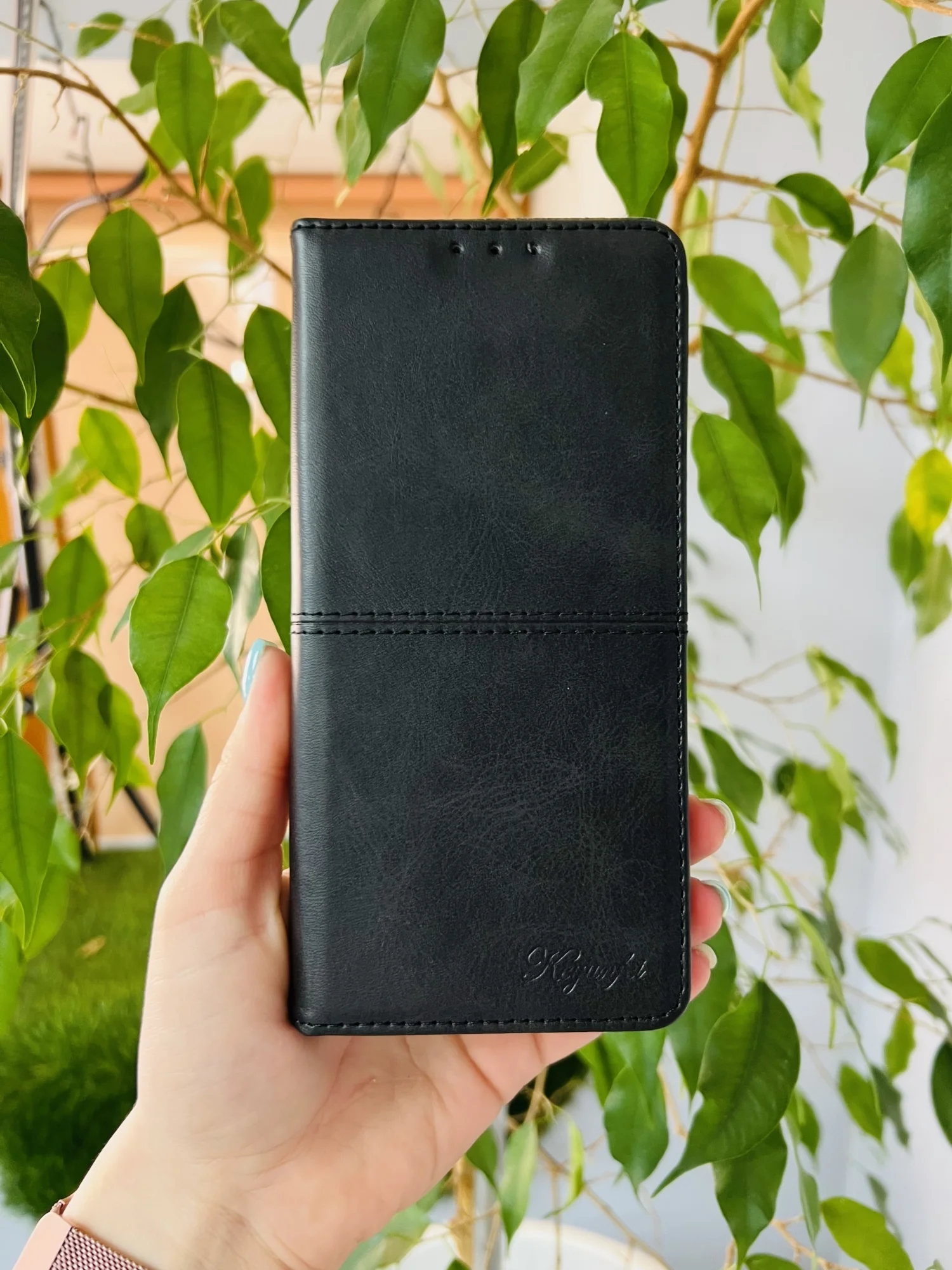 Черный чехол книжка elitcase для Xiaomi Redmi Note 13 4G / Редми Нот 13 4G