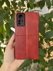 Красный чехол книжка elitcase для Xiaomi Redmi Note 12 S, Редми Нот 12 S