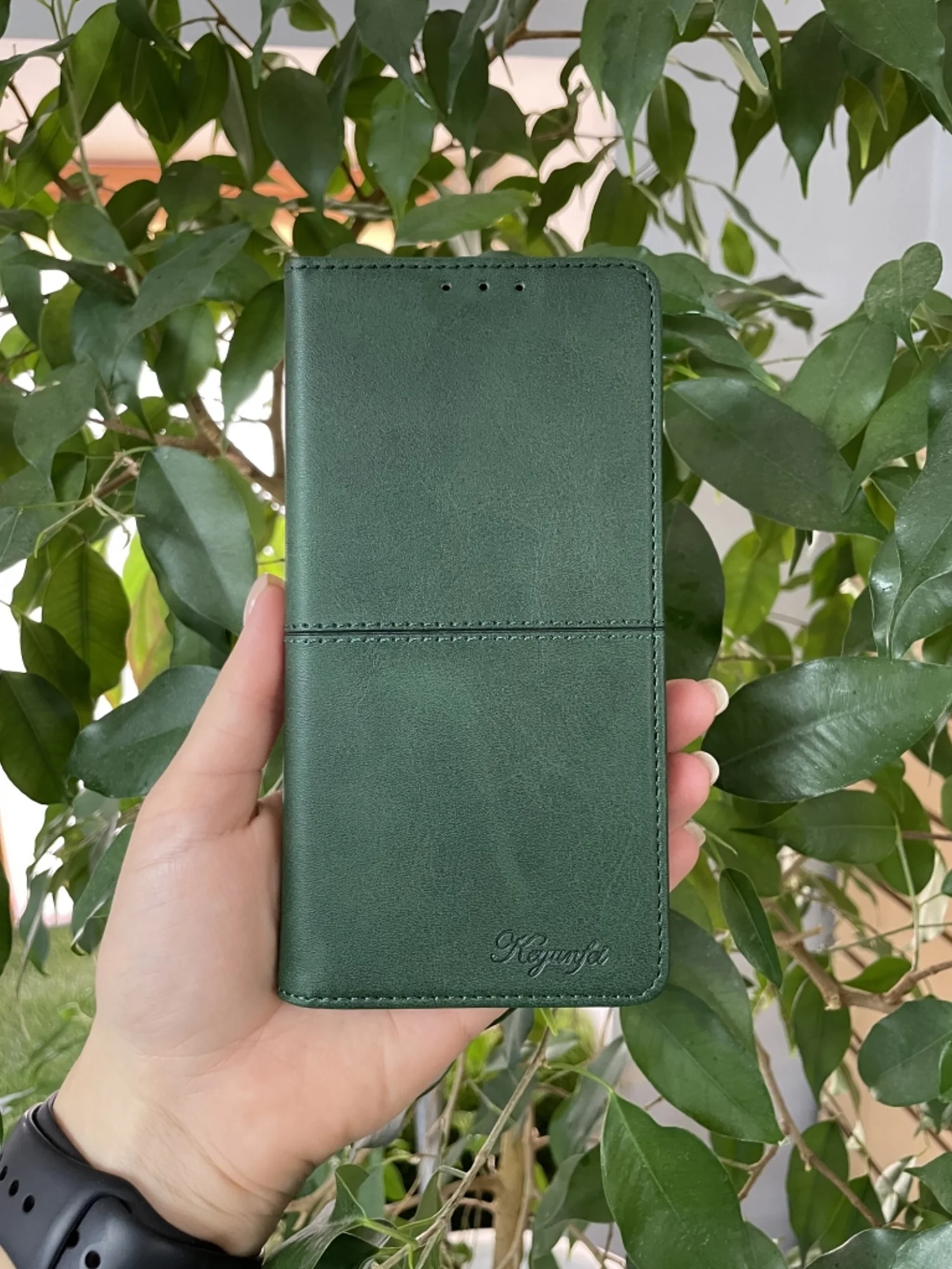 Тёмно-зелёный чехол книжка elitcase для Xiaomi Redmi Note 12 S, Редми Нот 12 S
