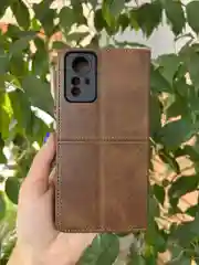 Тёмно-коричневый чехол книжка elitcase для Xiaomi Redmi Note 12 S, Редми Нот 12 S