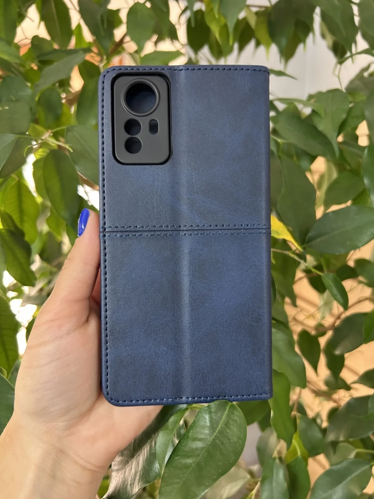 Синий чехол книжка elitcase для Xiaomi Redmi Note 12 S, Редми Нот 12 S