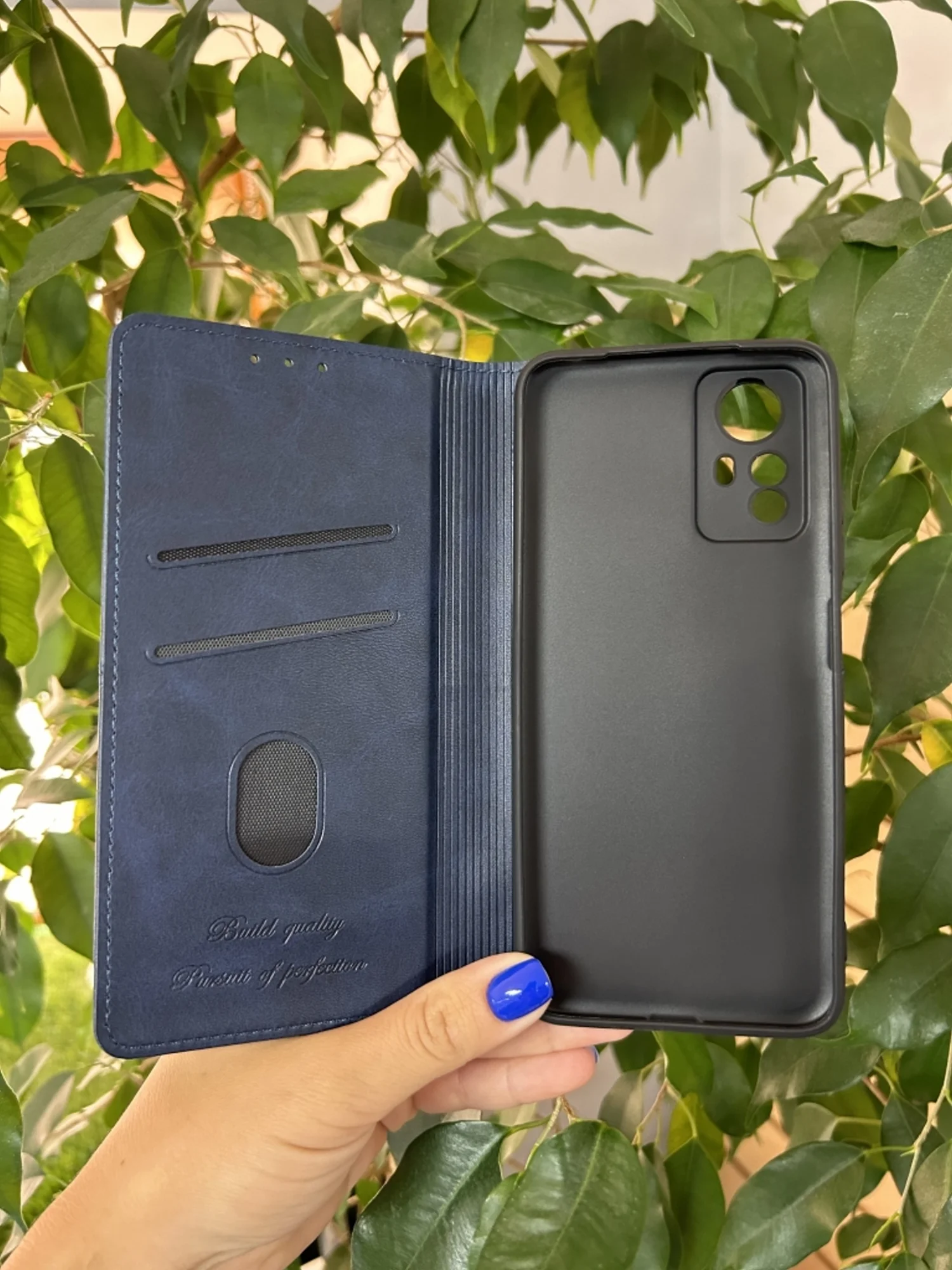 Синий чехол книжка elitcase для Xiaomi Redmi Note 12 S, Редми Нот 12 S