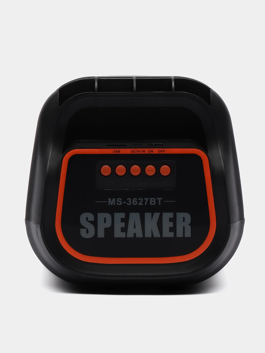 Черный портативная колонка блютуз, беспроводная колонка Bluetooth с подсветкой MS-3627BT
