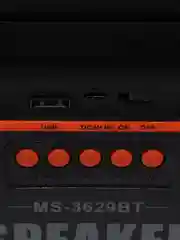 Желтый портативная колонка блютуз, беспроводная колонка Bluetooth с подсветкой MS-3627BT