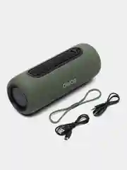 Зеленый портативная колонка блютуз, беспроводная колонка Bluetooth с подсветкой Progressive AP-11