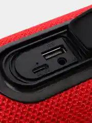 Красный портативная колонка блютуз, беспроводная колонка Bluetooth с подсветкой Progressive AP-11