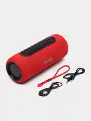 Красный портативная колонка блютуз, беспроводная колонка Bluetooth с подсветкой Progressive AP-11