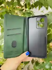 Тёмно-зелёный чехол книжка elitcase для Xiaomi Redmi Note 12 4G / Редми Нот 12 4G