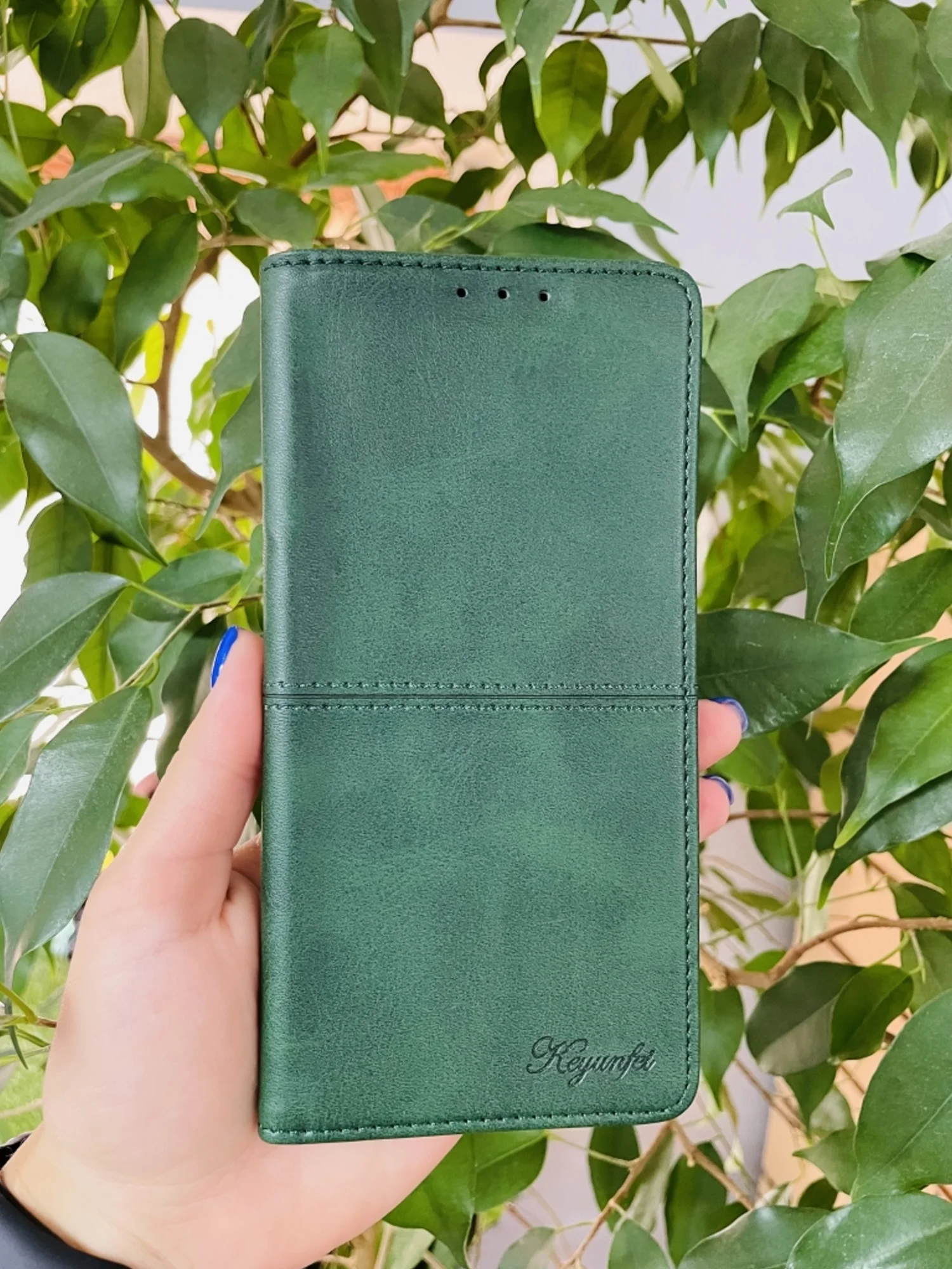 Тёмно-зелёный чехол книжка elitcase для Xiaomi Redmi Note 12 4G / Редми Нот 12 4G