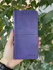 Фиолетовый чехол книжка elitcase для Xiaomi Redmi Note 12 4G / Редми Нот 12 4G