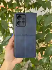 Синий чехол книжка elitcase для Xiaomi Redmi Note 12 4G / Редми Нот 12 4G
