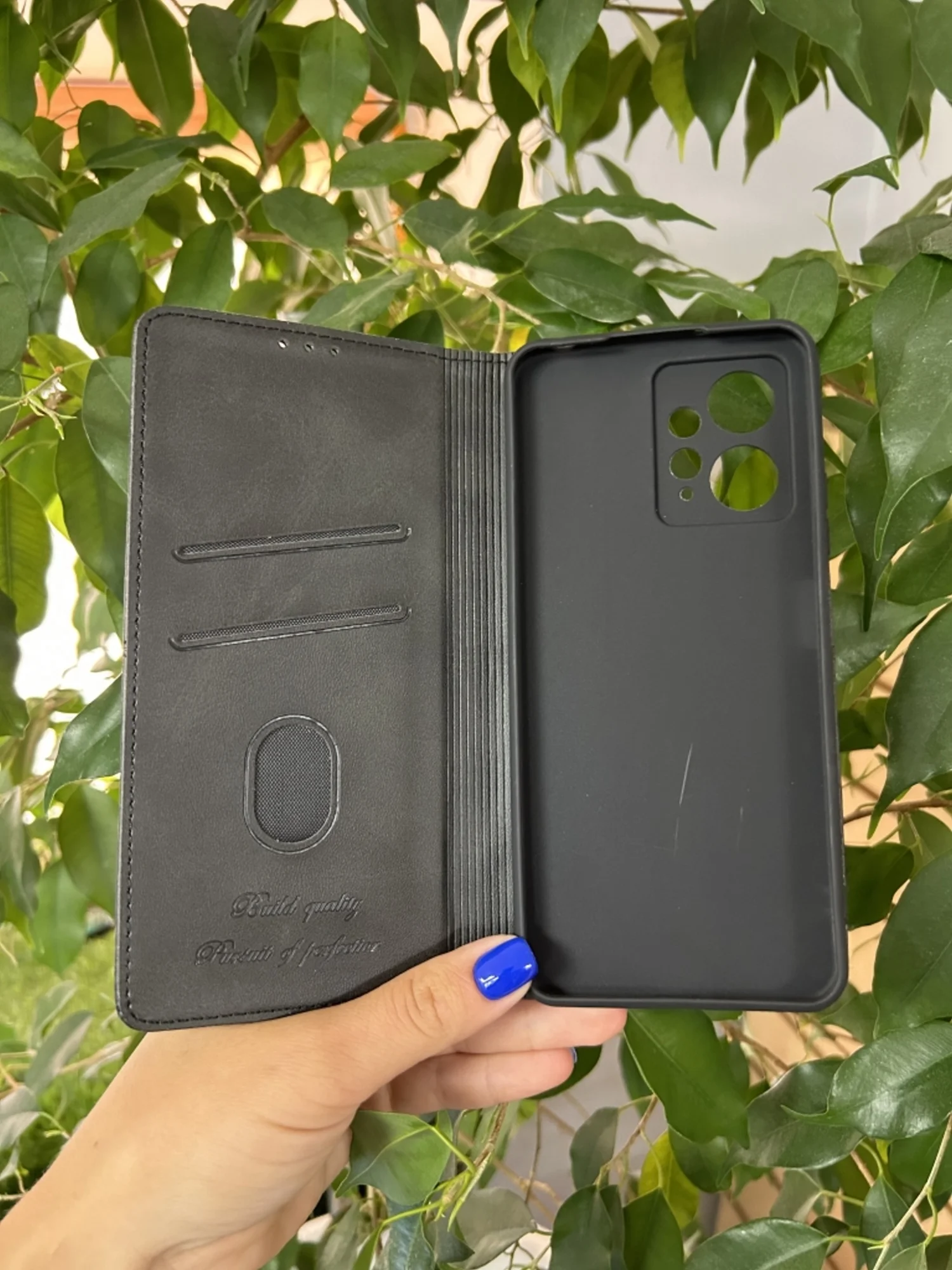 Черный чехол книжка elitcase для Xiaomi Redmi Note 12 4G / Редми Нот 12 4G