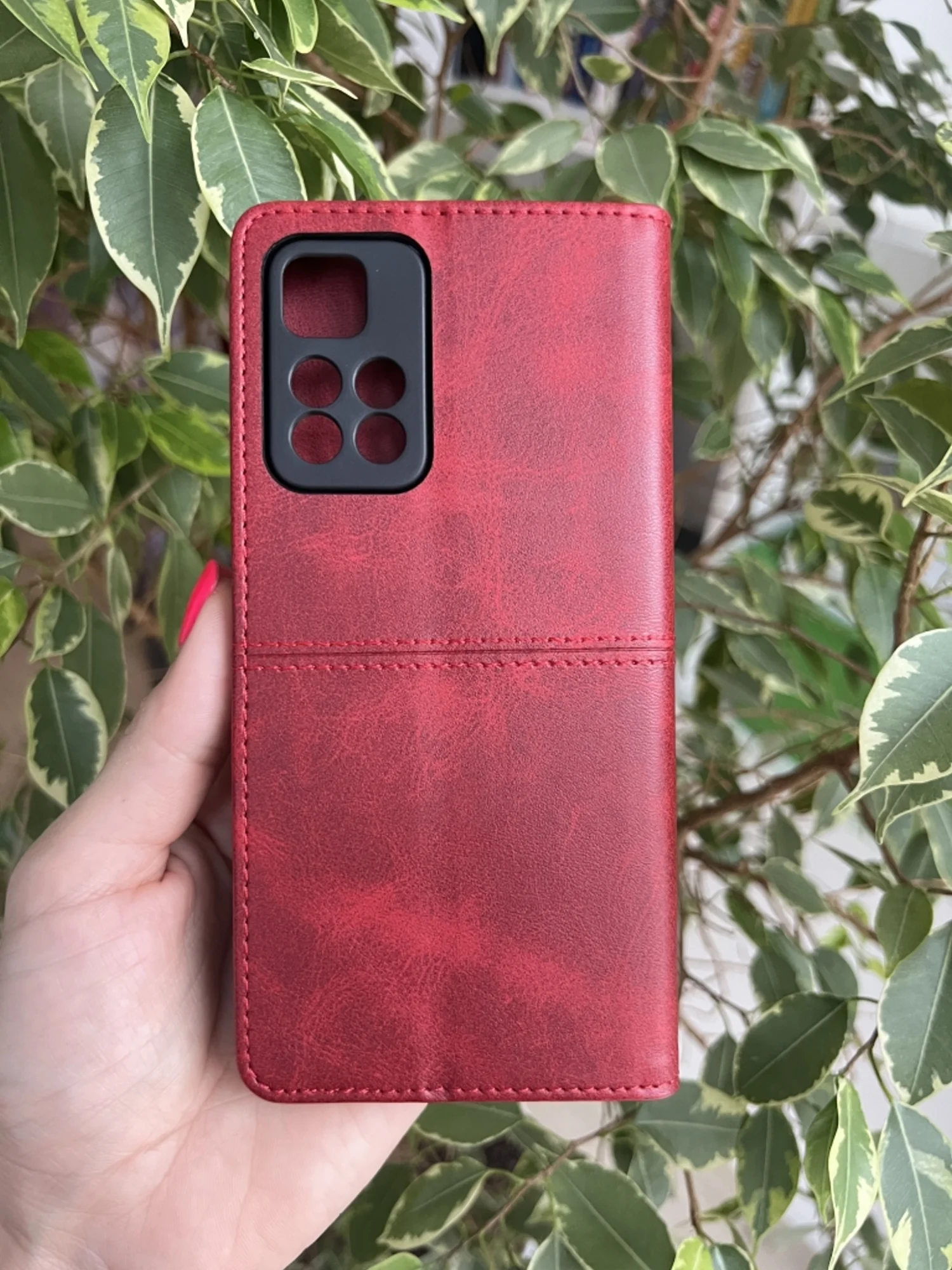 Красный чехол книжка elitcase для Xiaomi Redmi Note 11 Pro+ 5G MediaTek Dimensity 920
